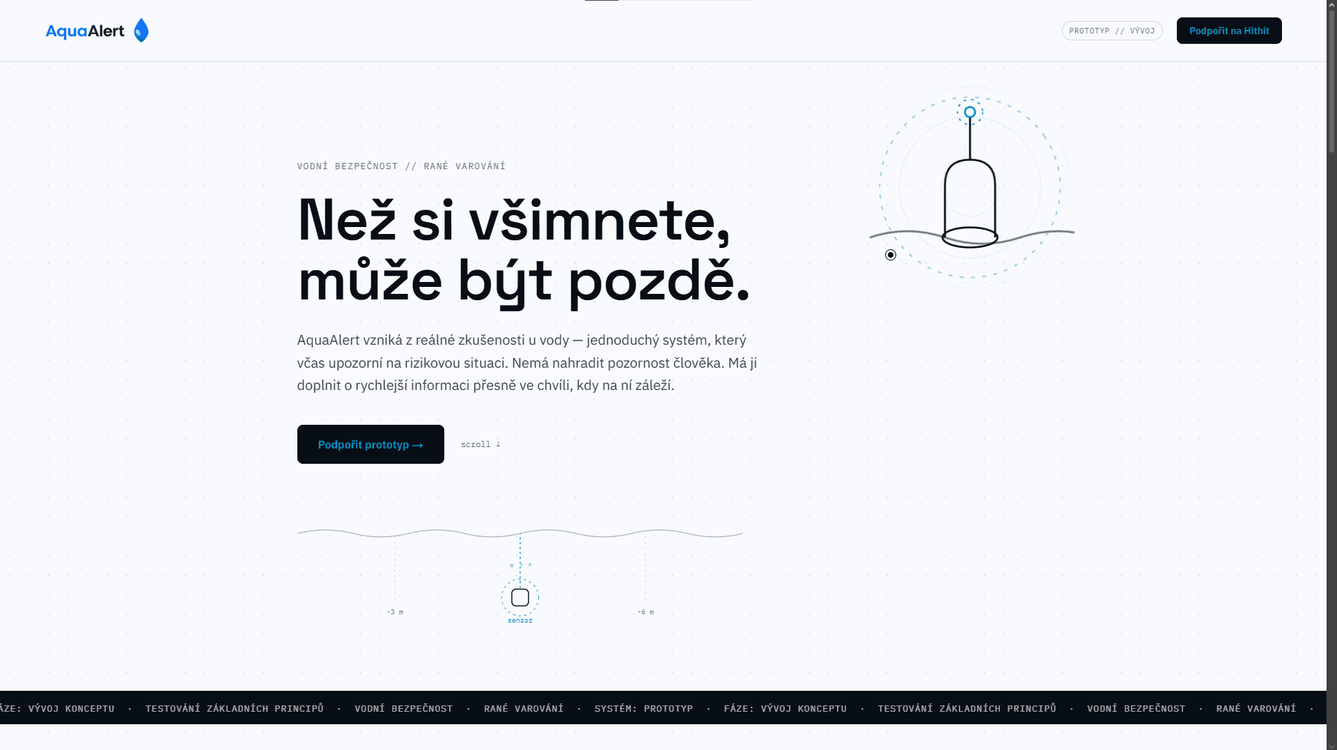 Náhled webu aqualert.cz