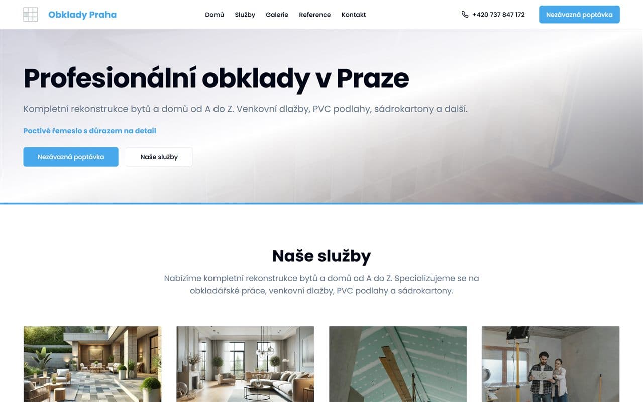 Náhled webu bytodadoz.cz